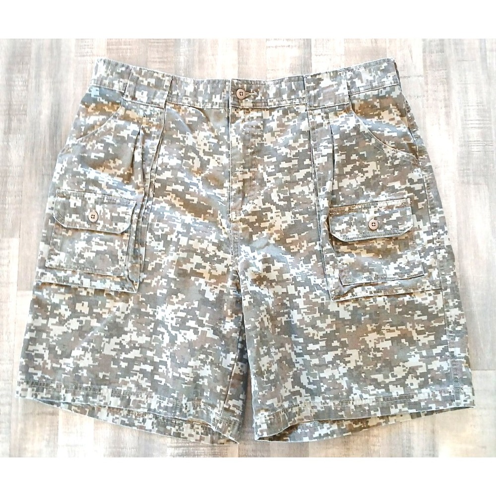 Cabela's Casuals Cargo Shorts 38 Men's Camouflage 100% Cotton‎ Hunting Outdoors